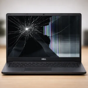 Broken laptop screen replaced by expert technicians