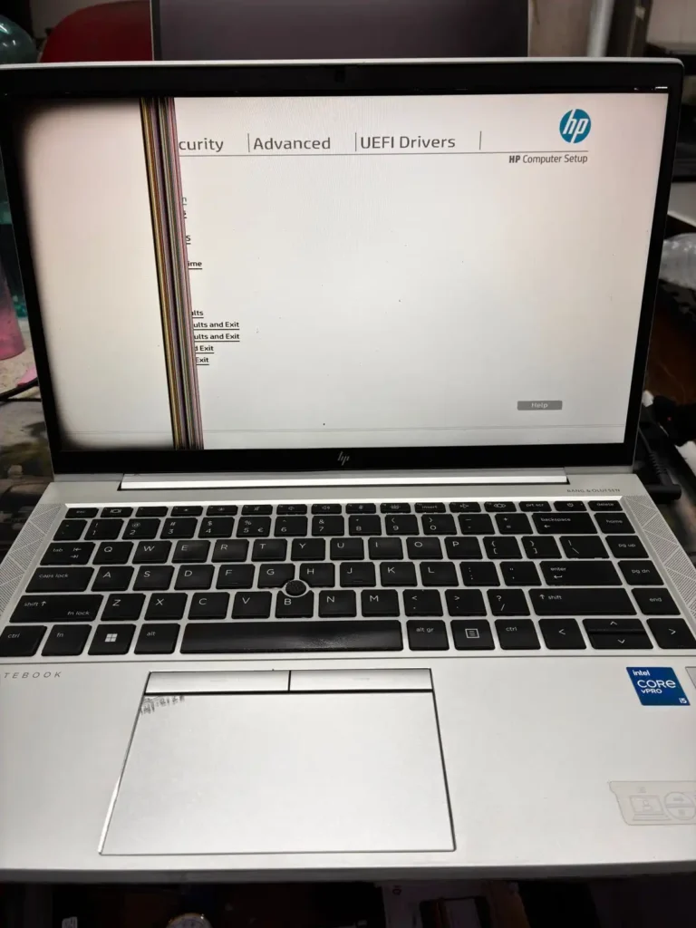 HP Laptop Damage Screen